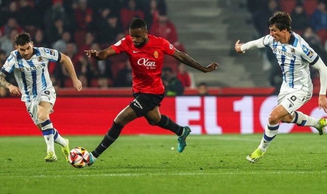 Cyle Larin con el Real Mallorca